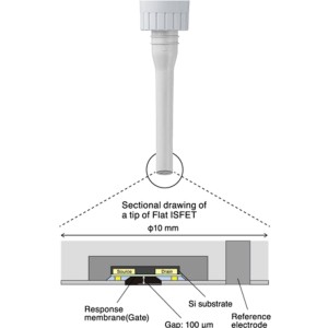 Embout de rechange pour électrode pH ISFET 