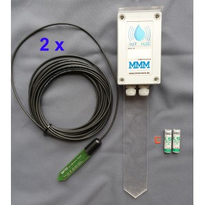 IoT4Vol-BT-SMT50 Medición del contenido volumétrico de agua y de la temperatura del suelo